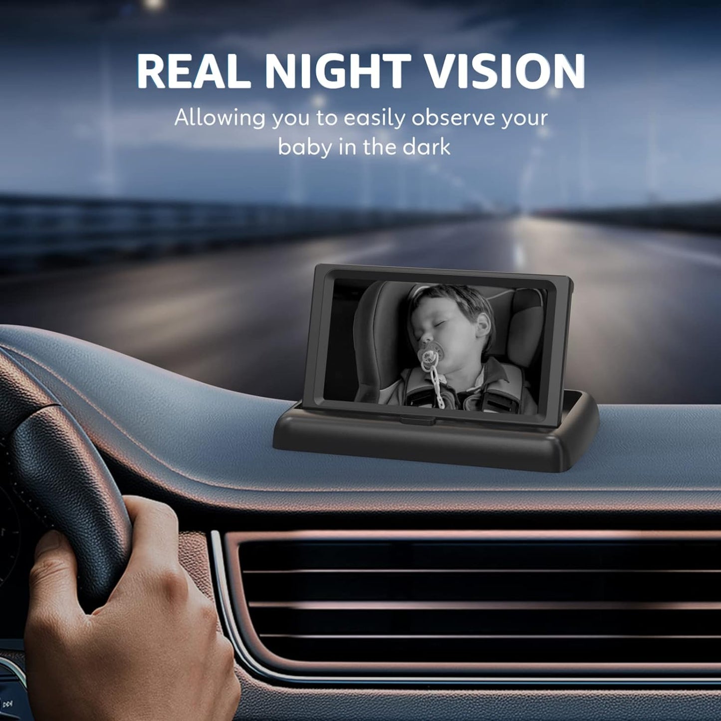 TuliView -Grownsy Baby Car Monitor